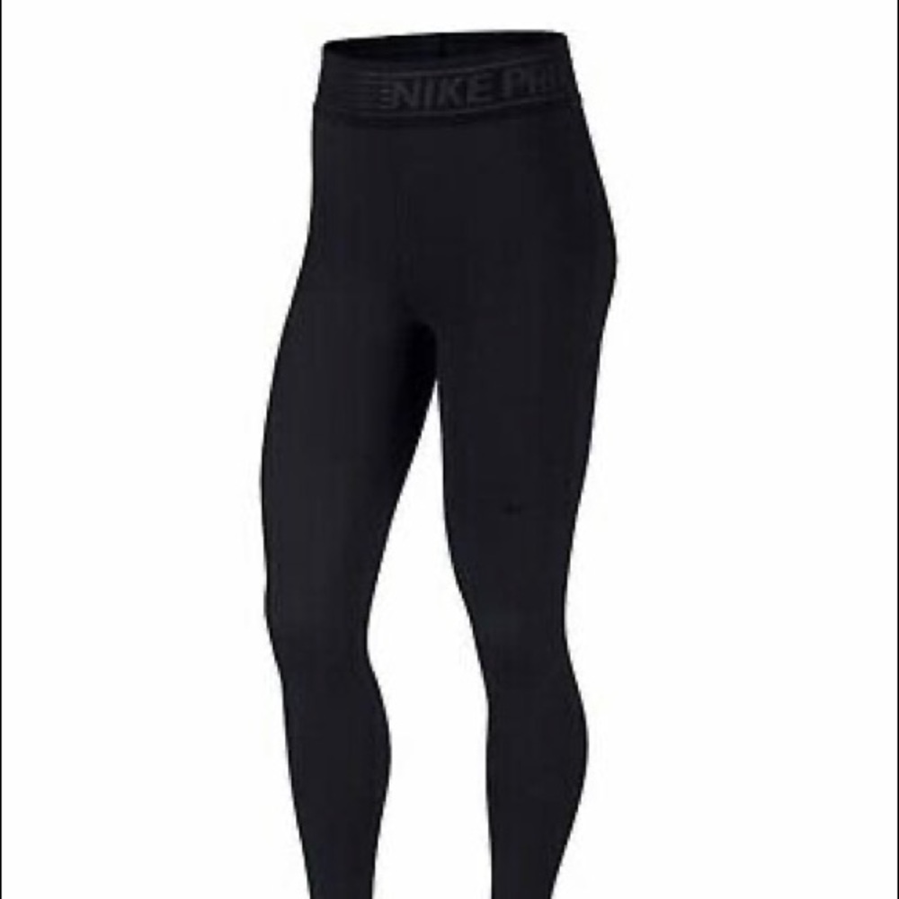 Nike fit dri pro black leggings tights small